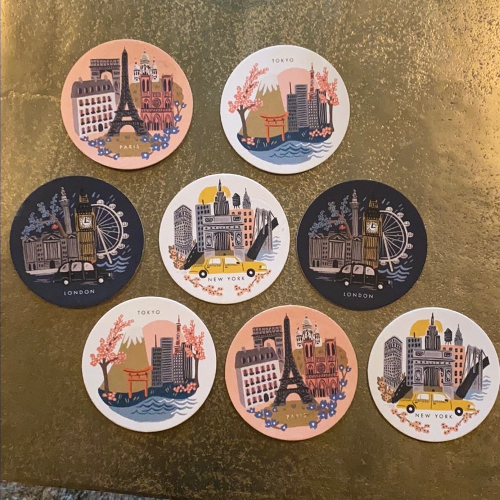 Rifle Paper Co Bob Voyage Coasters